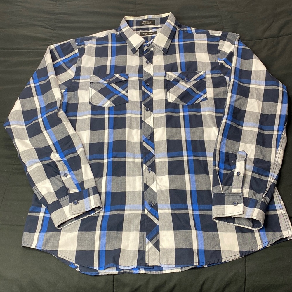 Eighty Eight Platinum Men’s Long Sleeve Button Up XL